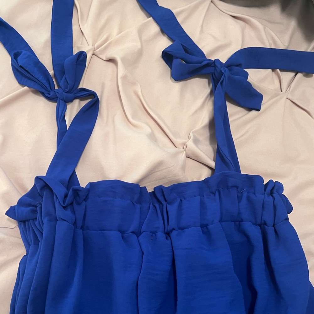 Blue dress